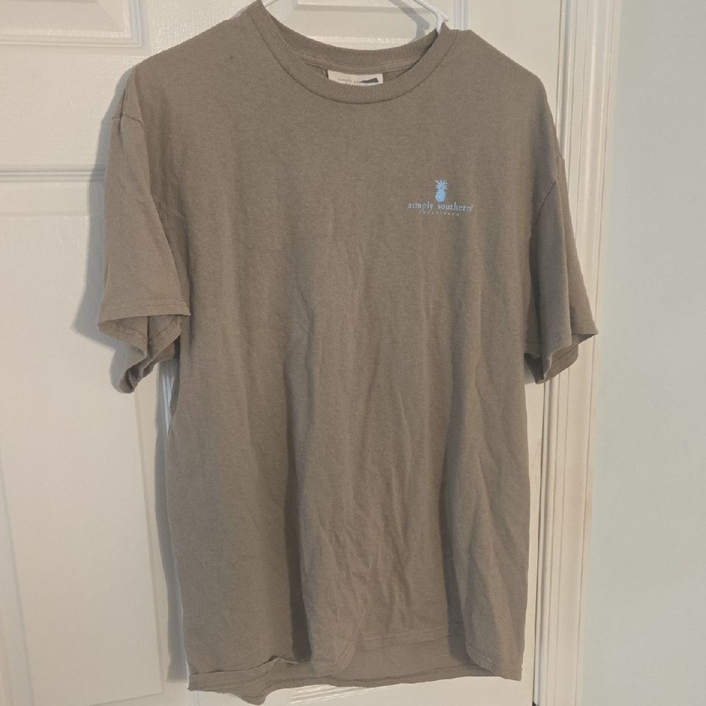 Simply Southern Men's Gray T-Shirt